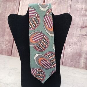 Robert Talbott Tie Best of Class for Nordstrom All Silk Green Geometric Necktie